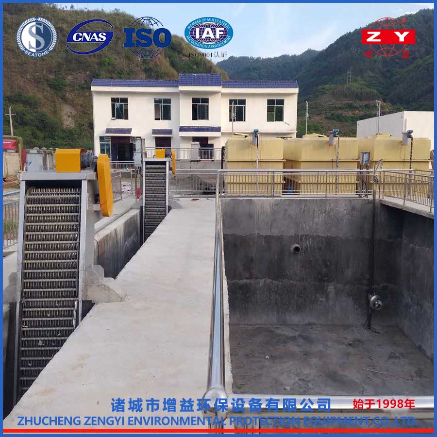 美麗鄉(xiāng)村污水處理現(xiàn)場